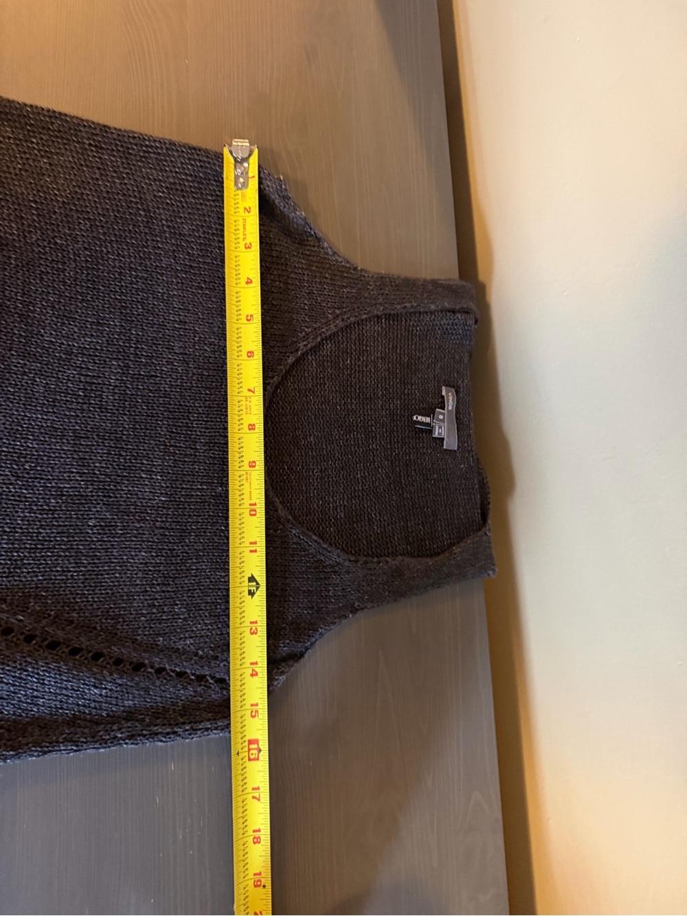 Vince 100% Linen Knit Scoop Neck Knit Tank - Picture 5 of 7